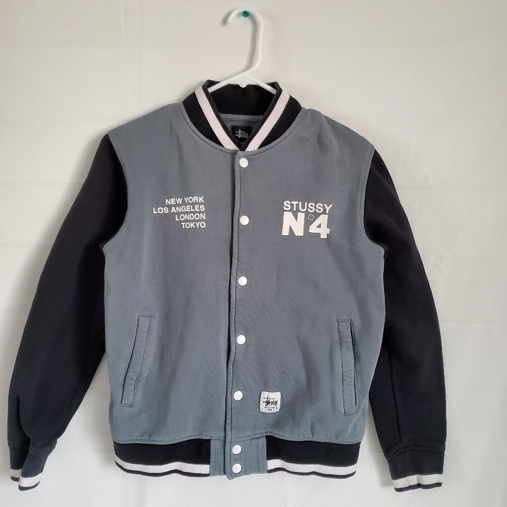 Stussy No 4 Worldwide Tour Bomber Varsity jacket